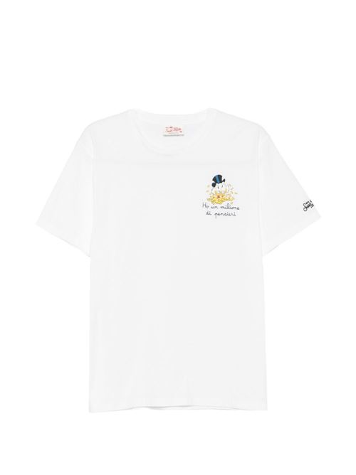T-shirt uomo MC2 x Disney bianca MC2 SAINT BARTH | PORTOFINO04206L